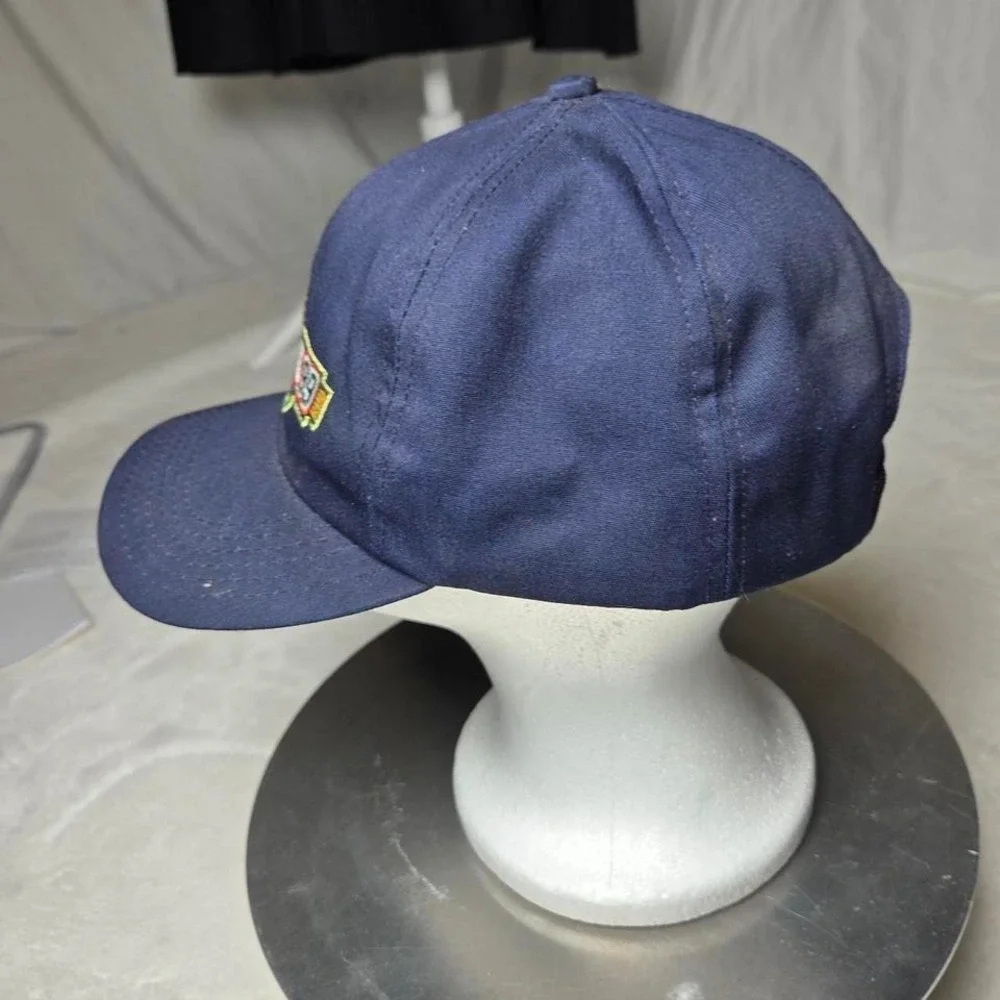 Vintage 1999 Bud Bowl Snapback‎ Hat Cap Embroidered Navy Blue Budweiser